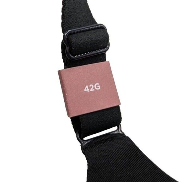 Lane Bryant Cacique Womens Bra Full Coverage Size 42G Black Cotton Blend Bow - Picture 7 of 9